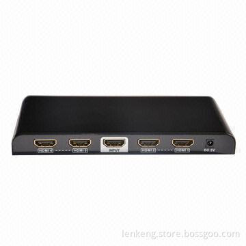 1-in-4 Output HDMI® Splitter, Supports Full 3D 4 x 2K, Compatible HDMI® V1.4 HDCP